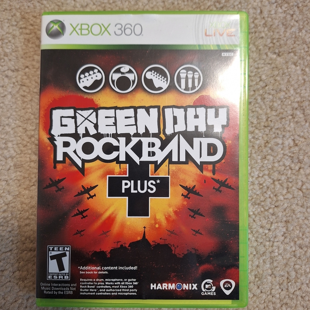 Xbox 360/Xbox Live Green Day Rockband